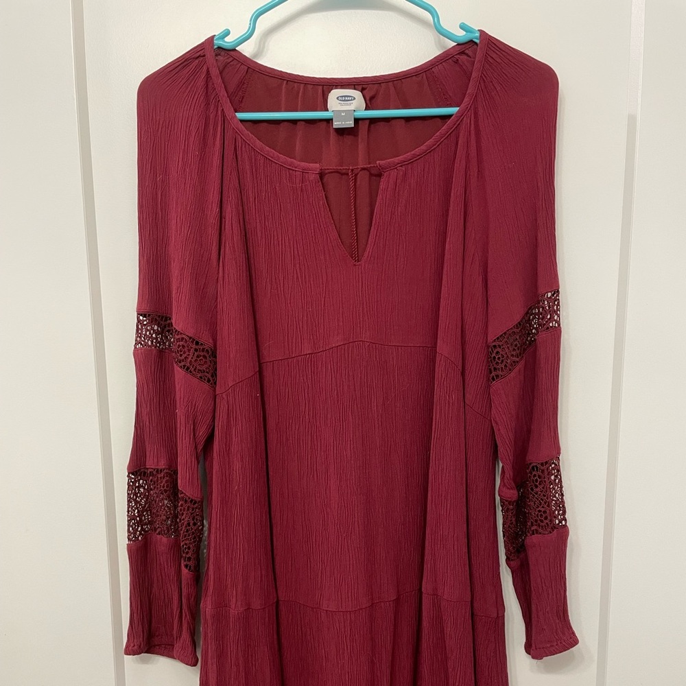 Long sleeve Fall shift dress from Old Navy